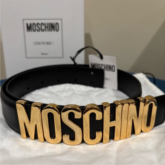 Moschino Brand New Black belt size 42 main image 3